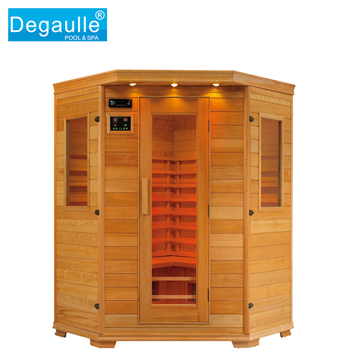 Outdoor 10 person sauna room infrared sauna hidden cam massage room