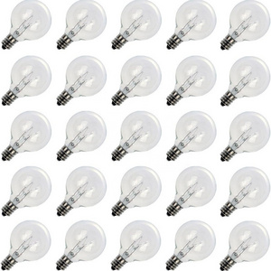 Large quantities Wholesale Waterproof Bulbs Outdoor Decor Christmas G40 25PACK Incandescent spare bulb