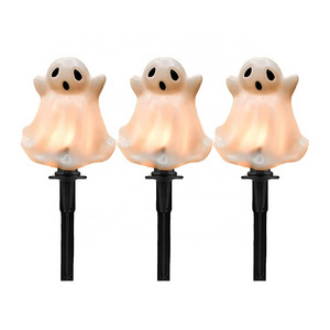 Halloween indoor and outdoor decorative lights 4 Light genie pole UL C7 4LT Ghost Pathway Marker