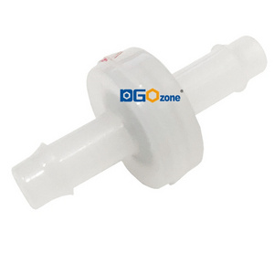 1/4" PVDF plastic check valve with bard Non-return plastic valve One way connecting hose check valve ozone proof KH-CDP2 DGOzone