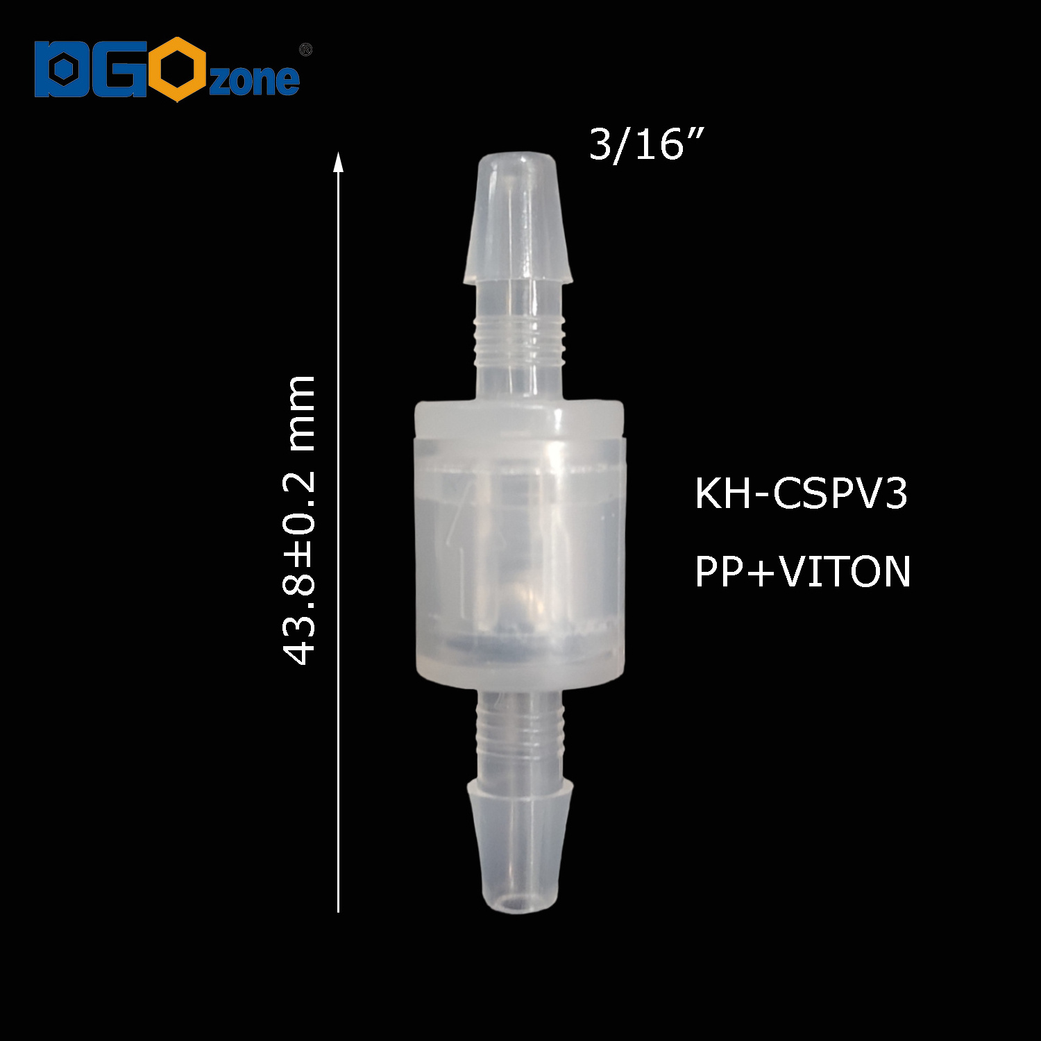 3/16'' pressure relief valve 316L spring check valve 0-35 kpa one way valves