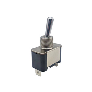 Toggle Switch Heavy Duty Latching SPST ON Off 2 Terminal Pin Metal Toggle Switch 20A 125V 15A 250V with Waterproof Protector