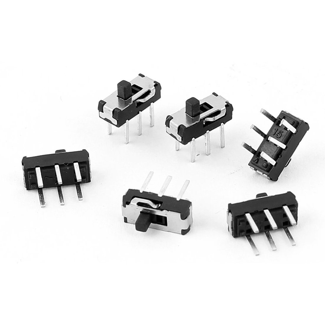 Mini slide switch waterproof  4 pin 3 position side mini micro slide switches Mini Vertical Slide Switch