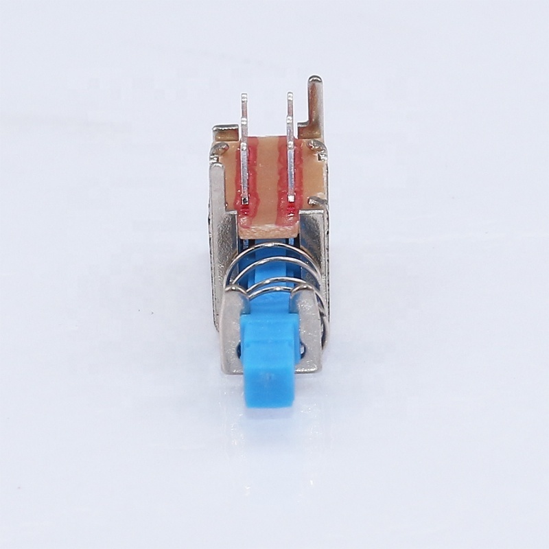 ON OFF Latching 12V Push Button Switch self lock straight key uni-directional 6 pin PCB push button switches