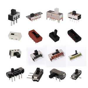 Multiple specifications 2-8 Position SPDT 1P2T Mini Smd Slide Switch Dual Rows Slide Switch Vertical Slide Switch