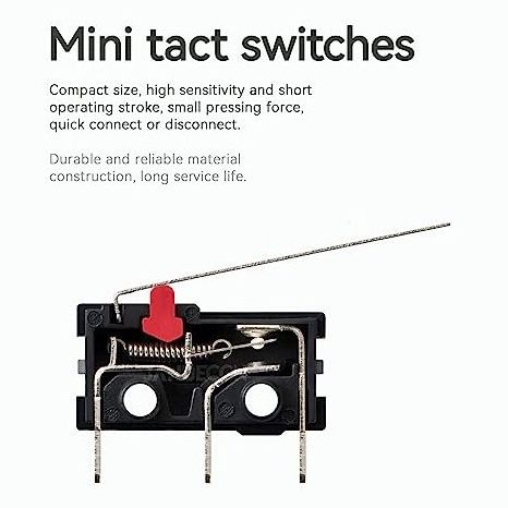 Factory Supply Mini Power Travel Switch 3 Pin Limit Switch Left Turn Right Turn  Micro Limit Switch For Mouse