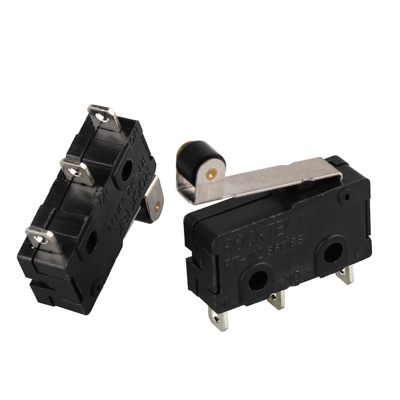 Hot Selling Micro switch 3 Pin terminals 5A 1NC 1NO mini switch Lever switch with small analog roller rod