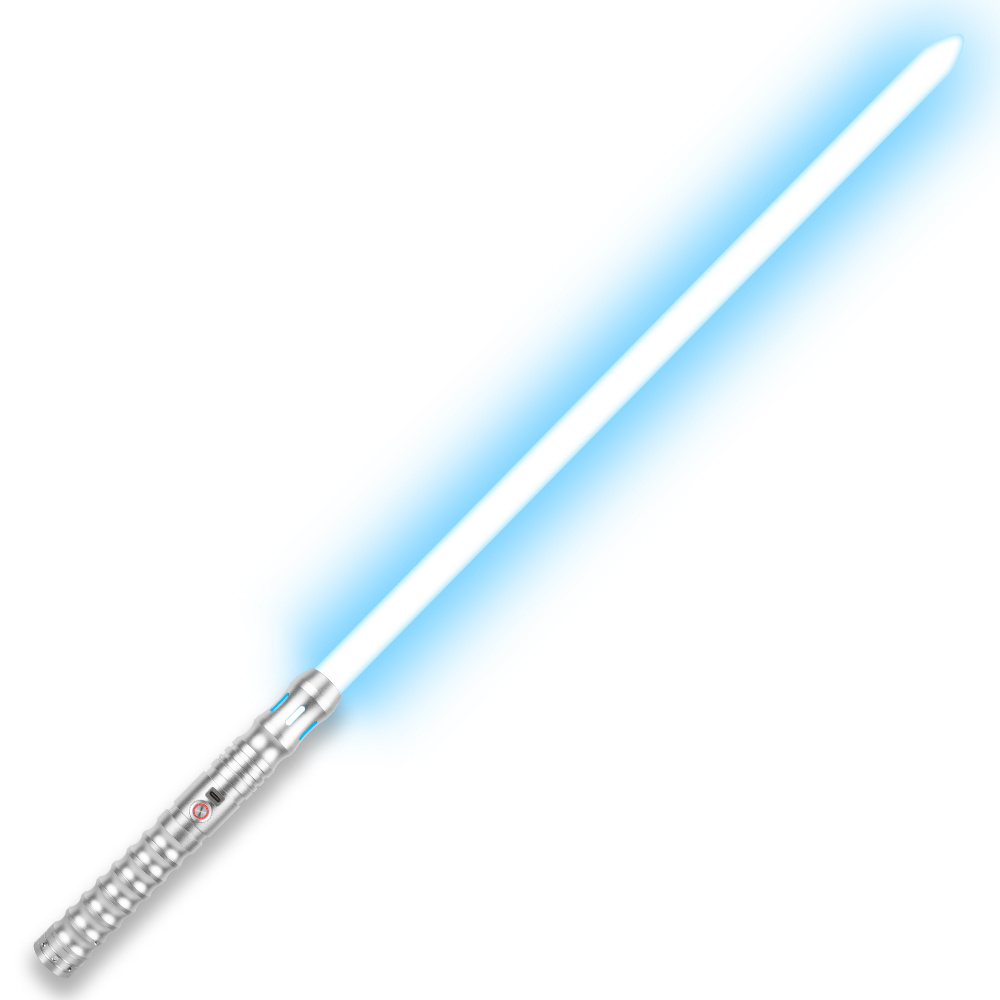 Alloy Lightsaber With Stripe RGB Multi Color  LED Sword Light Up Luminous High Quality Toy Kids