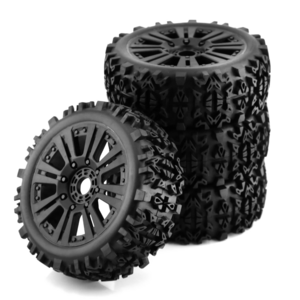 4pcs 120mm 1/8 RC Off-Road Buggy Wheels Tire 17mm Hex for ARRMA Typhon Talion Traxxas Redcat Team Losi Kyosho HPI HSP VRX RC Car