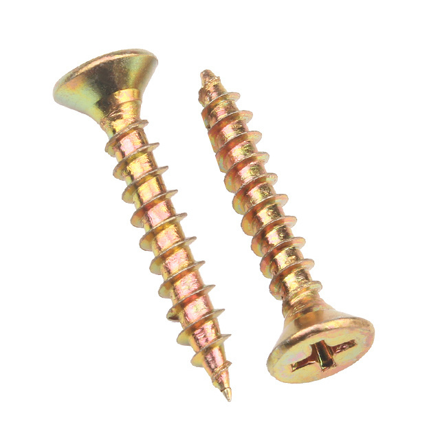 zinc plated stainless steel carbon steel self tapping tornillo truss hex head wood screw self drilling chipboard screw