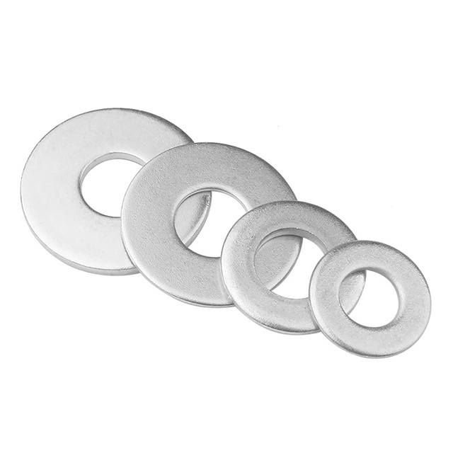 GB M4 M5 M6 M8 M10 zinc plated 304 316 flat carbon steel stainless steel retaining ring spring lock washer gasket For bolts