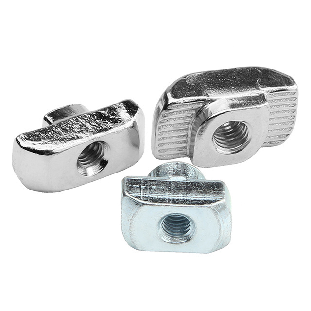 Zinc plated M8 M10 M12 M27 M30 t nuts T-nut T-nuts stainless steel carbon steel self locking T nut for bolt and heavy industry