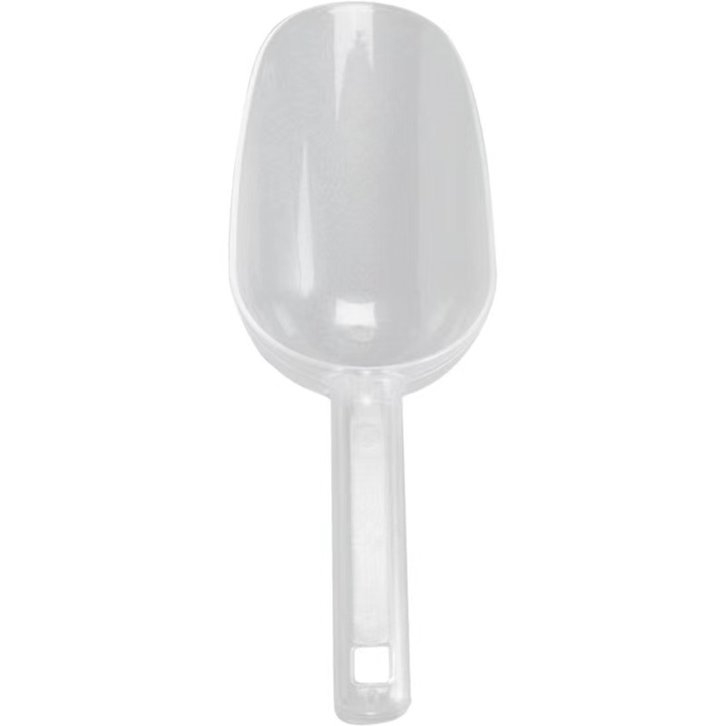 Food Grade Recycled Large Round Square Clear Long Handle Flour Candy Bar Dry Ice Bucket Scoop