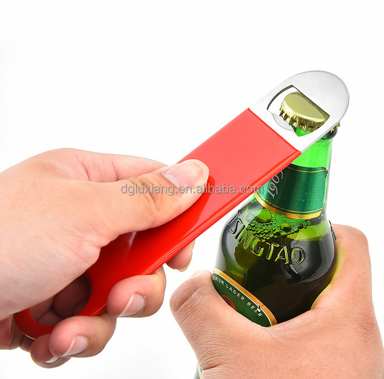 New Arrivals stainless Steel Beer Bottle Opener Bartender Bottle Opener Kitchen Tool  Flat Speed Bottle Opener