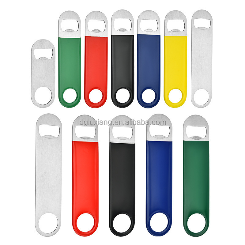 New Arrivals stainless Steel Beer Bottle Opener Bartender Bottle Opener Kitchen Tool  Flat Speed Bottle Opener