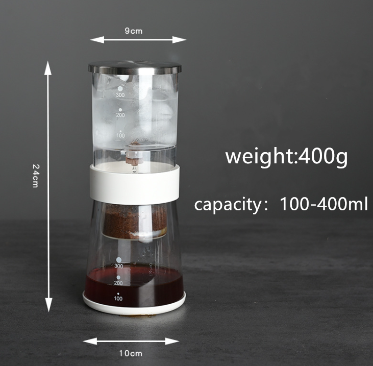 Hot Sale Slow Drip Cold Ice Coffee Dripper Pot Coffee Brewer Ice Percolator Machine Espresso Cold Brew Coffee Maker Set