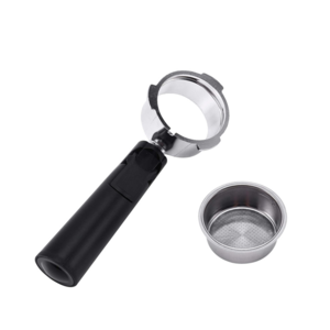 New arrivals wholesale delonghi 51mm plastic handle bottomless coffee portafilter for professional coffee maker accessory