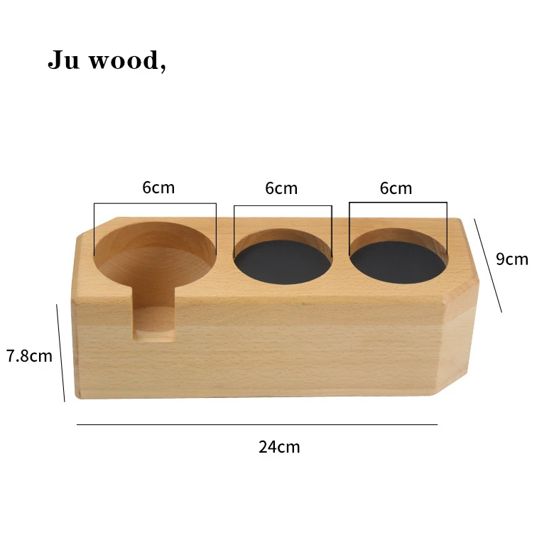 Wholesale 2024Barista Tool Walnut Wood Portafilter Stand 49/51/53/58mm Espresso Filter Coffee Tea Tools Accessories Handle Style