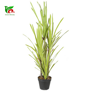 New Design 100 cm Plastic Artificial Onion Grass Decorative Onion Grass Faux Bonsai Plant