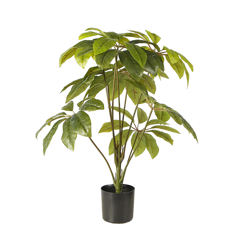 65CM Artificial Schefflera Arboricola Fake Umbrella Tree Indoor Decorative Evergreen Tree