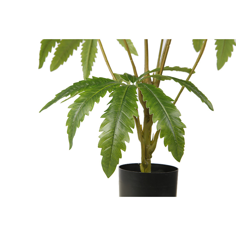 65cm Umbrella Tree Artificial Bonsai Plants Indoor Dizygotheca For Decoration Artificial Plants