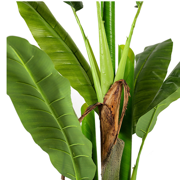 1.4m Artificial Fake Decorative Banana Leaf Tree Artificial Big Leaf Tree