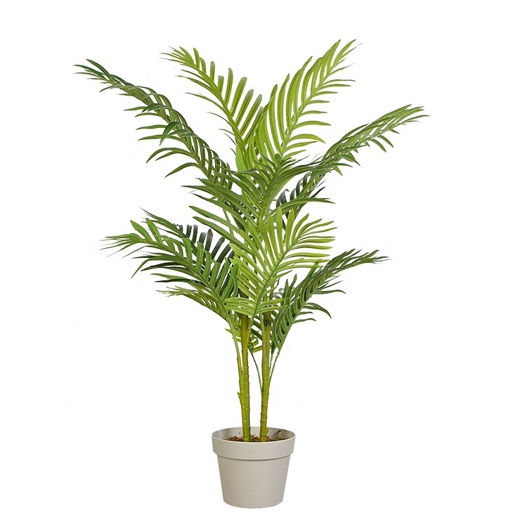 100cm Small Hawaii Palm Tree Artificial Tropical Palm For Indoor Y8388-12-4S