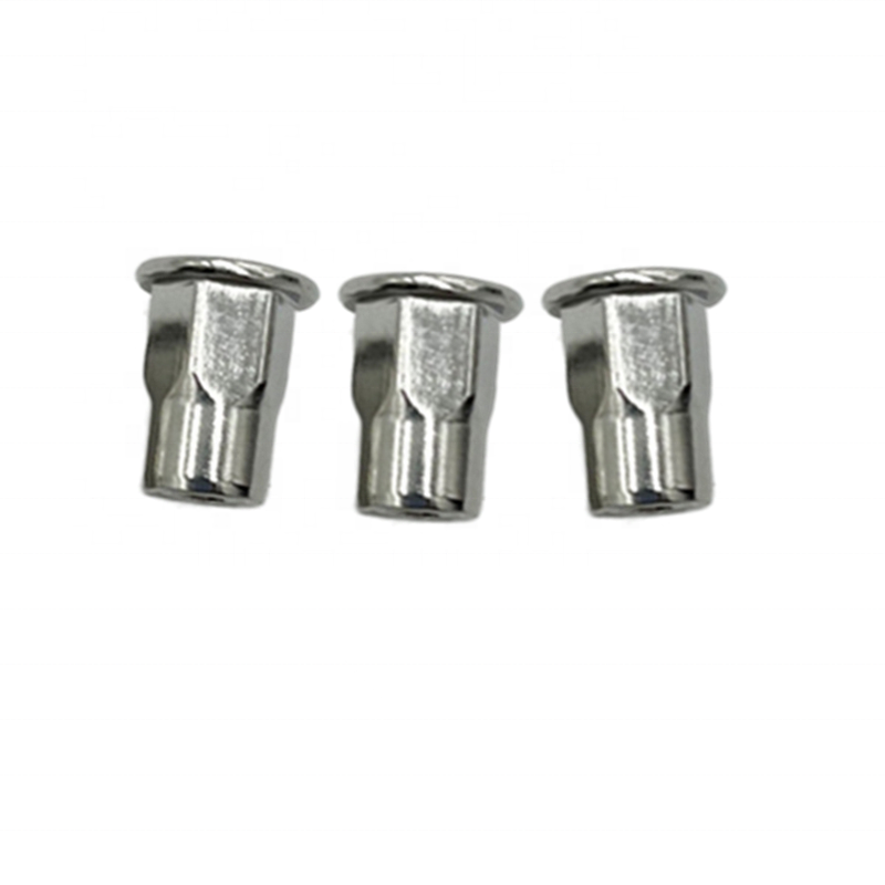 304 inner hex body Rivnut  semi-hex flat head rivet nut stainless steel blind rivet Nuts