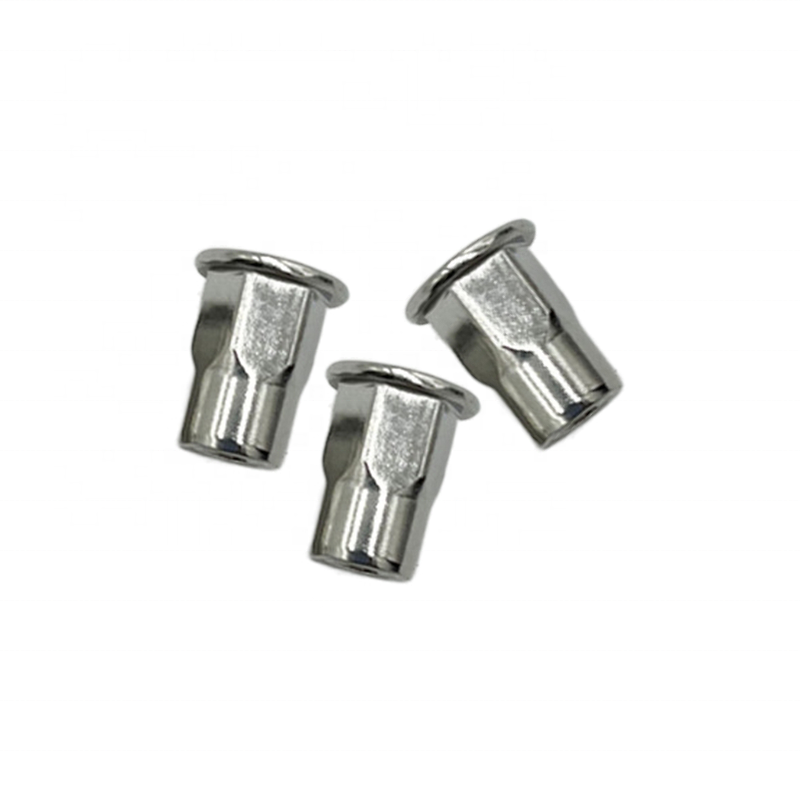 304 inner hex body Rivnut  semi-hex flat head rivet nut stainless steel blind rivet Nuts