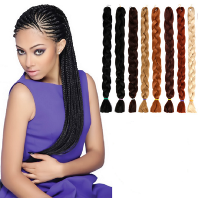 LW-51QT Wholesale 165g 82inch ombre prestretched pre stretched jumbo synthetic expression braiding hair pre stretch extensions