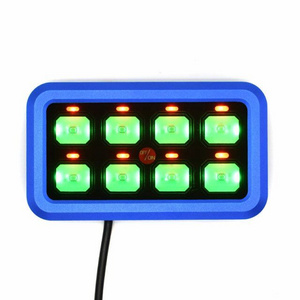 12V Universal Waterproof 8Ways Touch Screen Control Panels App Rgb 8 Gang Switch Panel With Led