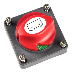 High-power 600A car battery main isolator to disconnect the power supply cut-off switch. Universal switch for car/vehicle/RV