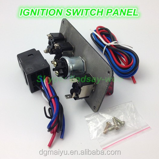 Ignition Engine Start Push Button LED Toggle Switch Carbon Panel for CAR BOAT