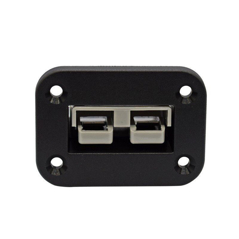 Flush Mount 50 Amp Connector Plug Mounting Bracket Panel Cover for Caravan Camper Boat Truck