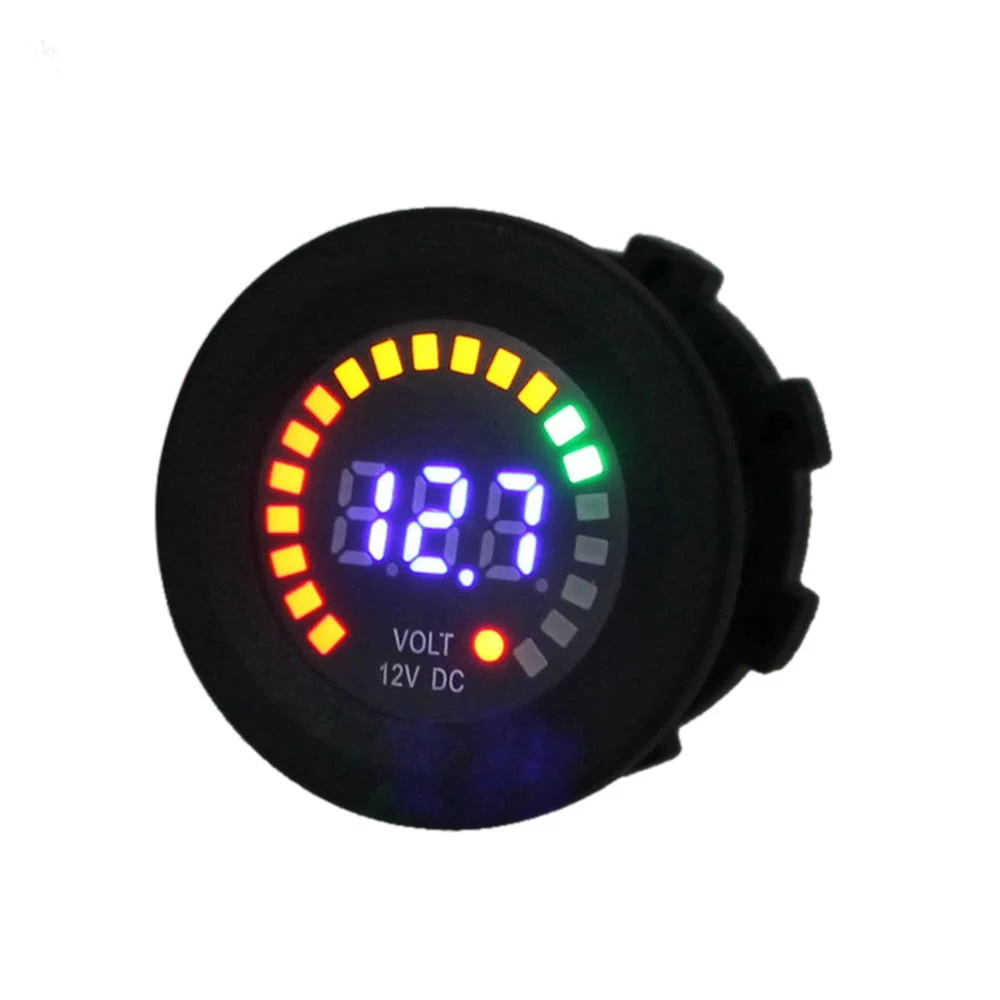 Digital Dual LED Voltmeter Amperemeter Voltmeter Gauge 12V-24V for Ship yacht bus car