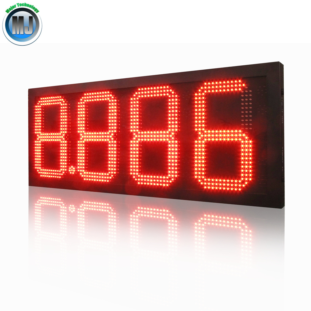 Wireless Control outdoor rf led petrol price sign board segments gas signs digital panel