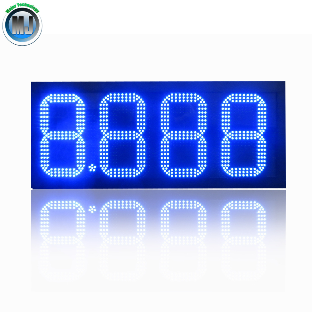 Wireless Control outdoor rf led petrol price sign board segments gas signs digital panel