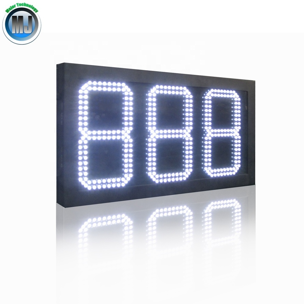 Customized IP65 waterproof 8 inch seven segment led display