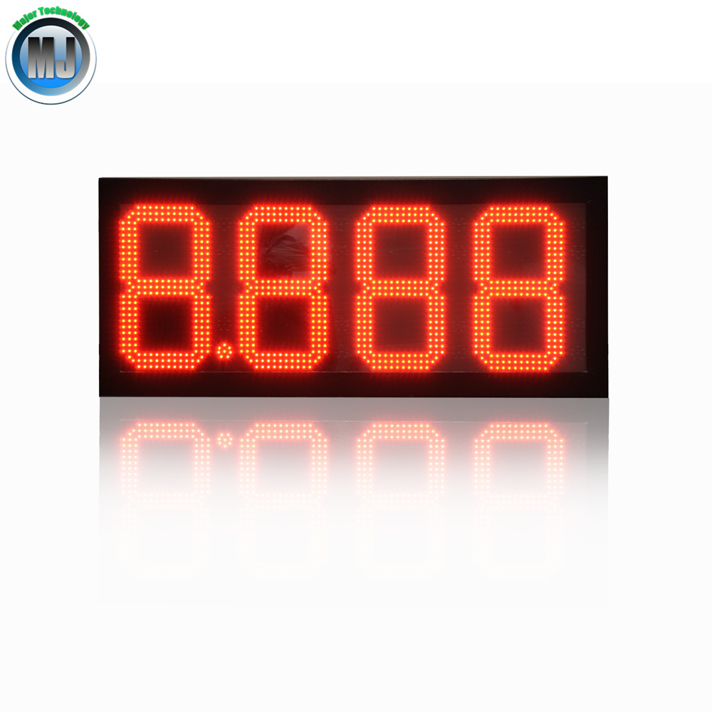 Wireless Control outdoor rf led petrol price sign board segments gas signs digital panel