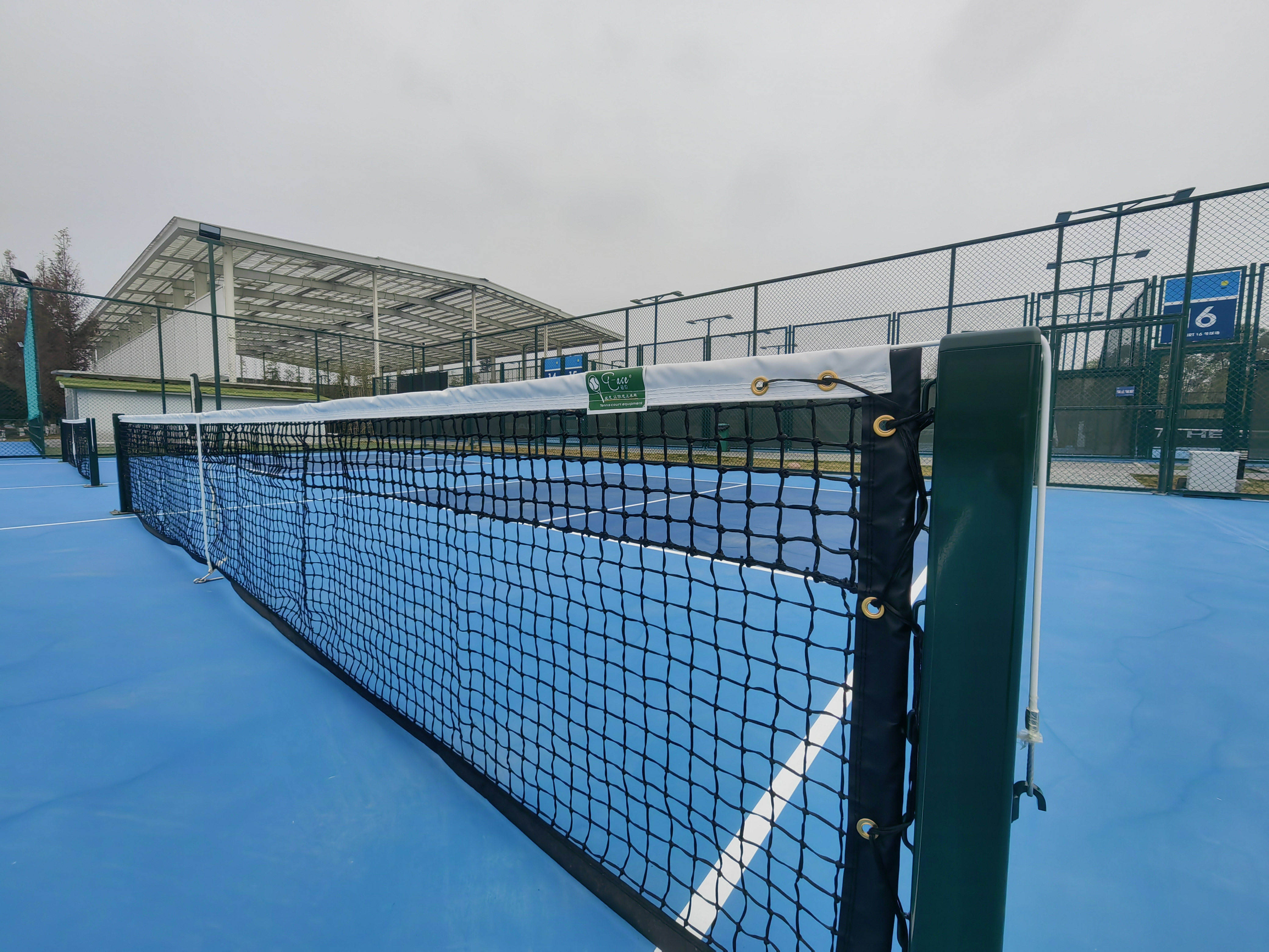 ODM/OEM leather polyester black white color beach tennis net tennis equipment tennis net for court