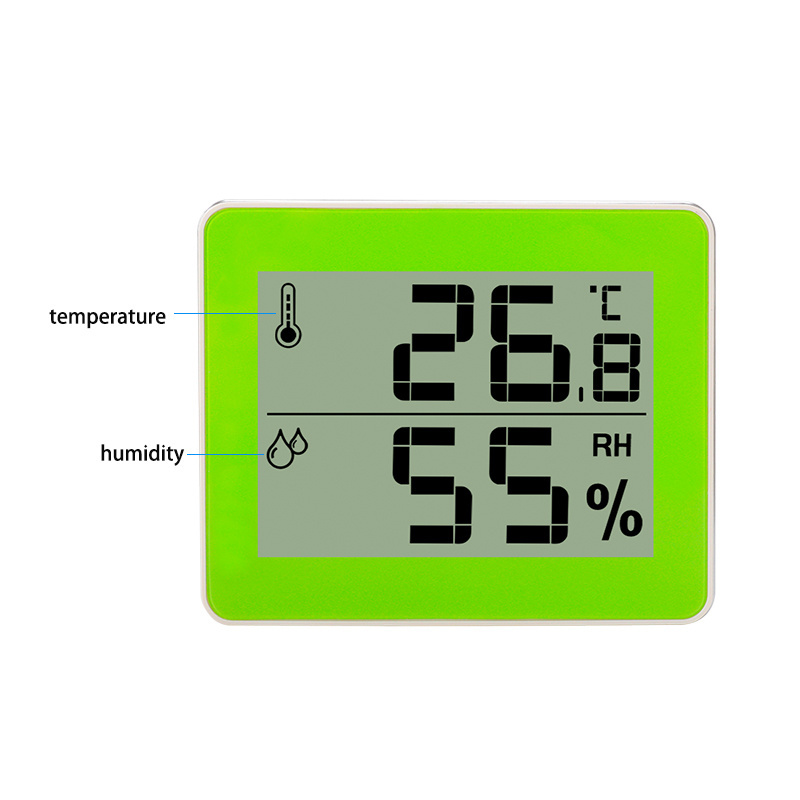 Manufacturer Promotion Wall-mounted Digital Thermo-hygrometer Plastic Household Indoor Hygrometer Thermometer