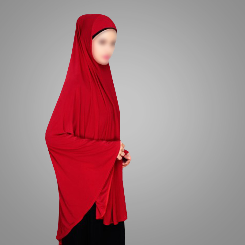 Hot Classy Maroon Khimar Ladies Muslim Women Hijab Dubai Jilbab Niqab Wholesale Islamic Clothing