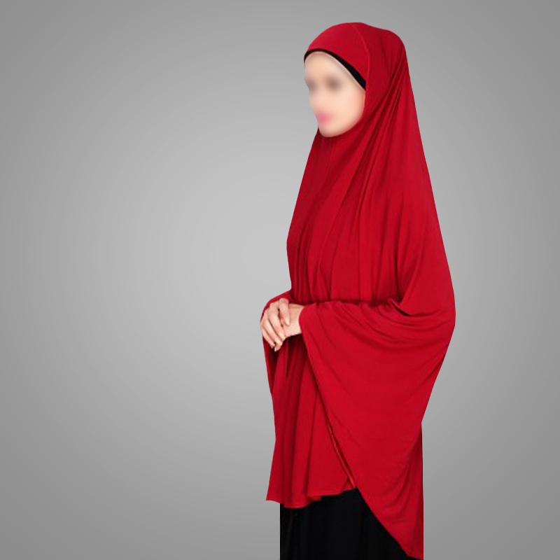 Hot Classy Maroon Khimar Ladies Muslim Women Hijab Dubai Jilbab Niqab Wholesale Islamic Clothing