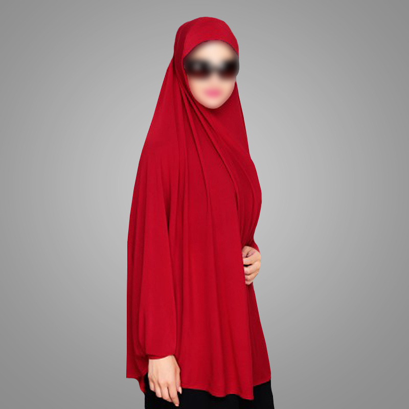 Hot Classy Maroon Khimar Ladies Muslim Women Hijab Dubai Jilbab Niqab Wholesale Islamic Clothing