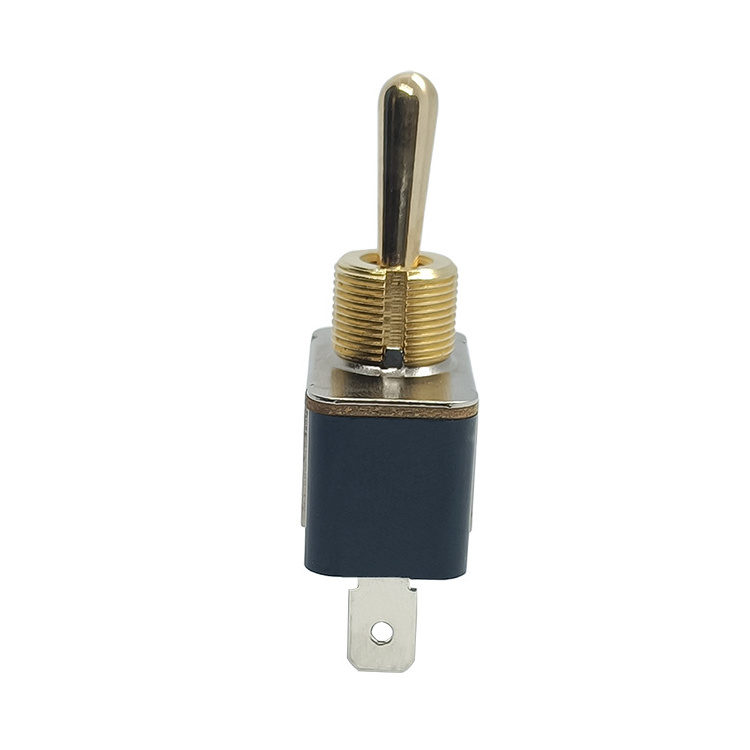 Gold plated 2 Position 2pin ON OFF AC250V 10A 125V 20A Heavy Duty medium Rocker pull stainless steel Toggle Switch