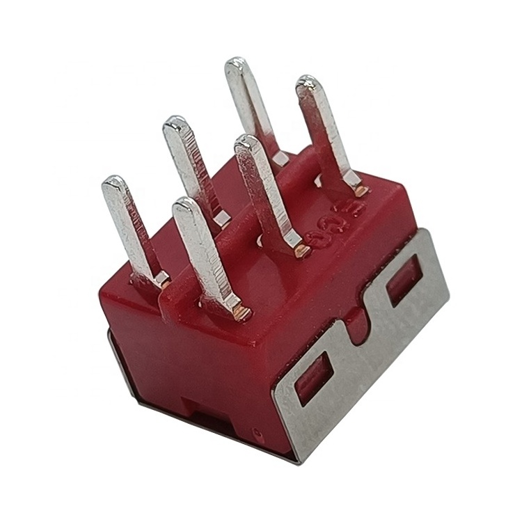 Micro 6pin 2 position Large voltage high current  Momentary sliding  on-off   Mini Slide switch