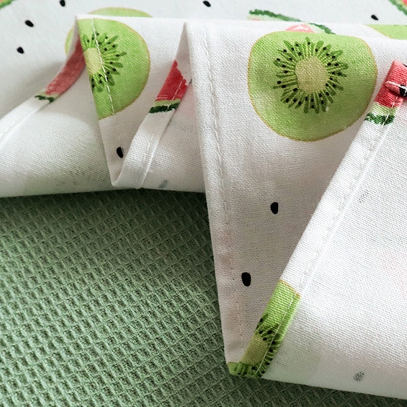 Fruit pattern printing Dust proof cloth tea towels dish towel Super Soft for Hotel Quality Quick Drying Cleaning Dishcloth Towel