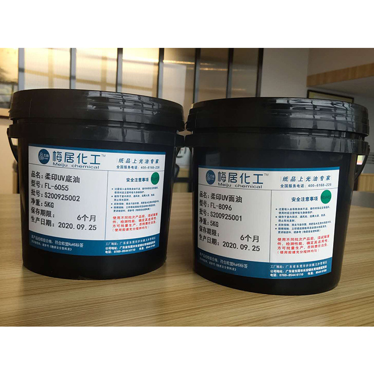 Factory Price Fine Abrasive Effect Flexographic On The Surface Transparent Flexo Eco-UV Ink