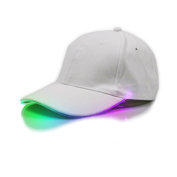 Custom High Quality Led Caps Light Sport Hat Cotton Snapback Led Baseball Hat