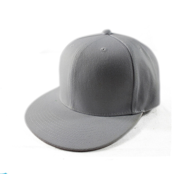 Yupoong snapback OEM Service Custom Brim Blank Snapback Cap, Fashion Plain Black  Flat Brim Gorras Hat